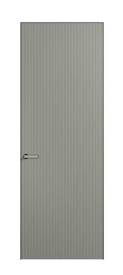 Дверь межкомнатная Вельвет 8201 Матовый нейтральный серый. Скрытый короб Черный Цена 64969 . Фабрика дверей Волховец 8 (800) 551 43 19 Межкомнатная дверь Вельвет 8201 Матовый нейтральный серый. Цена 64969 | Volhovec