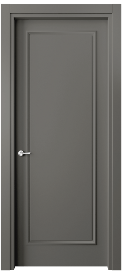 Дверь межкомнатная Париж 8101 Матовый классический серый Гладкий наличник МКЛС Цена 64599 ₽ Наличники уже входят в базовый комплект. Фабрика дверей Волховец 8 (800) 551 43 19 Межкомнатная дверь Париж 8101 Матовый классический серый Цена 64599 ₽| Volhovec