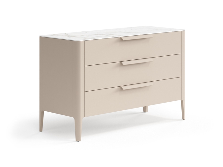 Мебель Комод Пьега 3 ящика. Цвет Матовый бисквитный. Материал Гладкая эмаль. Коллекция Комод Пьега 3 ящика. Фото. Мебель Комод Пьега 3 ящика. Цвет Матовый бисквитный. Материал Гладкая эмаль. Коллекция Комод Пьега 3 ящика. Картинка.