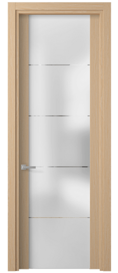 Межкомнатная дверь 4114 МШДМ ГРА. Цвет Дуб молочный. Материал Мультишпон. Коллекция Планум. Фото. Дверь межкомнатная 4114 МШДМ ГРА. Цвет Дуб молочный. Материал Мультишпон. Коллекция Планум. Картинка.