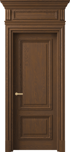 Дверь межкомнатная 7303 ДКШ.М. Цвет Дуб каштановый матовый. Материал Массив дуба матовый. Коллекция Антик. Картинка.
