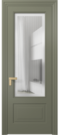Межкомнатная дверь 8342 МОТ Сатин с гравировкой Rocca. Цвет Матовый оливковый тёмный. Материал Гладкая эмаль. Коллекция Рокка. Фото. Дверь межкомнатная 8342 МОТ Сатин с гравировкой Rocca. Цвет Матовый оливковый тёмный. Материал Гладкая эмаль. Коллекция Рокка. Картинка.
