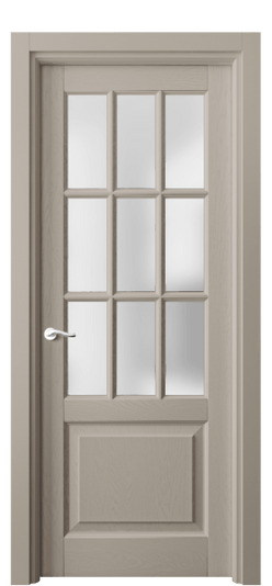 Дверь межкомнатная 0748 ДБСК САТ. Цвет Дуб бисквитный. Материал Массив дуба эмаль. Коллекция Лигнум. Картинка.