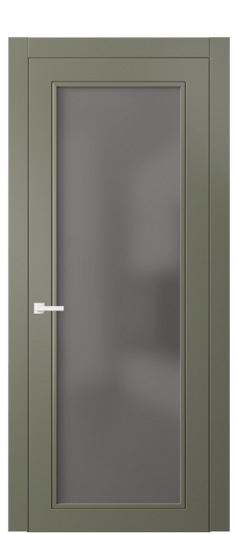 Межкомнатная дверь 8000 МОТ СЕР САТ. Цвет Матовый оливковый тёмный. Материал Гладкая эмаль. Коллекция Нео Классик. Фото. Дверь межкомнатная 8000 МОТ СЕР САТ. Цвет Матовый оливковый тёмный. Материал Гладкая эмаль. Коллекция Нео Классик. Картинка.