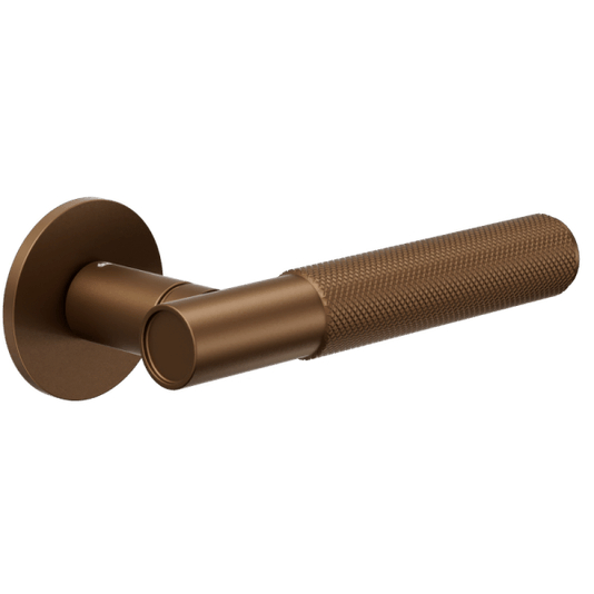 Ручки для дверей Ручка дверная Блэнд АГ. Цвет Бронза. Коллекция Блэнд АГ. Картинка.