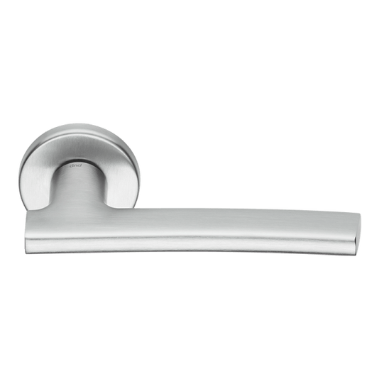 Ручки для межкомнатных дверей Ручка дверная Сан. Цвет Матовый хром. Коллекция Сан. Фото. Ручки для дверей Ручка дверная Сан. Цвет Матовый хром. Коллекция Сан. Картинка.